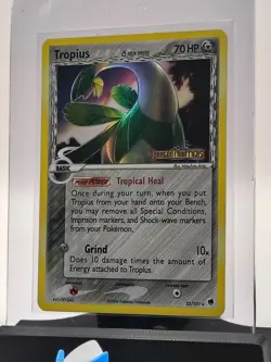 2006 Pokemon TCG EX Dragon Frontiers STAMPED Tropius RARE 23/101 Reverse Holo NM - Image 3