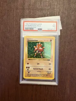 Pokemon TCG Ninetales And Hitmonchan Base Set Shadowless - Image 2