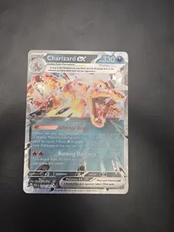 Pokemon TCG Charizard ex 054/091 Sv Paldean Fates Double Rare Holo 054/091 - Image 1
