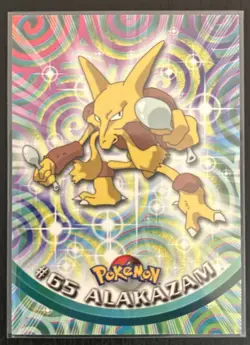 Alakazam #65 1999 Topps Pokemon TV Animation Black Logo NM/MT - Image 1