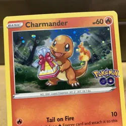 Charmander Cosmos Swirl Promo Pokemon Go Pokemon SWSH232 Sword & Shield Holo - Image 2