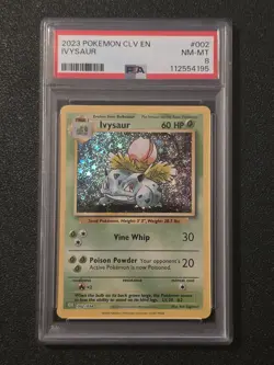 Ivysaur - Pokemon Classic Collection - 002/034 - 2023 - PSA 8 💎 NEAR MINT - Image 1