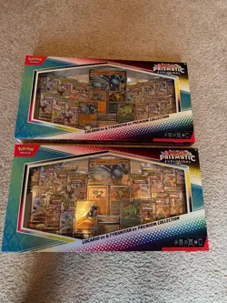 LOT OF 2 Pokemon Prismatic Lucario Ex Tyranitar Ex Premium Collection Sams Club - Image 2