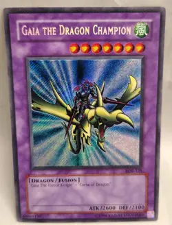 Gaia the Dragon Champion LOB-EN125 Legend of Blue Eyes White Dragon Secret LP - Image 1