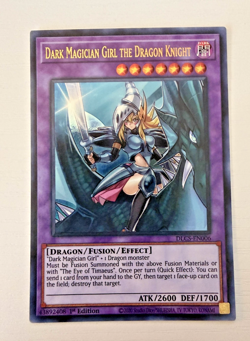 Yu-Gi-Oh! TCG Dark Magician Girl the Dragon Knight GOLD TXT - Image 1