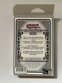 Yu-Gi-Oh 2025 Mega Pack Bundle Tuck Box 1Ed English Sealed Random Artwork MP25 - Image 2