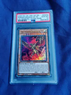YU-GI-OH! - The Winged Dragon of Ra 1st Edition - Ultra Rare PSA 10 - Image 1