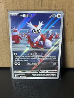 Pokemon Delibird 152/132 Mega Evolution Illustration Rare Card NM IN-Hand ⚡ - Image 1