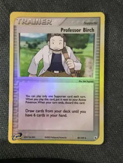 PROFESSOR BIRCH - 89/109 - EX RUBY & SAPPHIRE - UNCOMMON - POKEMON CARD -REVERSE - Image 1