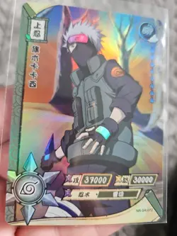 Kakashi SR Holo Foil Official Naruto Card TCG NR SR 072 PACK FRESH HOLO - Image 2