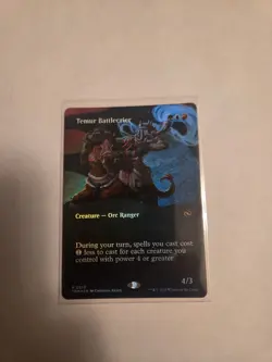 MTG Temur Battlecrier (Borderless) #372 Tarkir: Dragonstorm Foil Card - Image 1