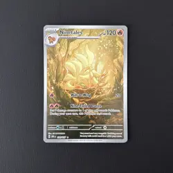 Ninetales 199/197 Pokemon TCG S&V Obsidian Flames Holo Illustration Rare Card - Image 1