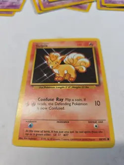 Pokemon TCG Vulpix Base Set 68/102 Regular Unlimited Common Shadowless Card - Image 1