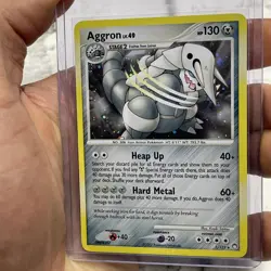 Pokemon Aggron Mysterious Treasures Holo Rare 1/123 Pokemon Card Nintendo NM TCG - Image 1