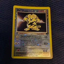 ELECTABUZZ 2002 Winner Stamped #1 Reverse Holo Best Of Game Promo Pokemon Card - Image 1