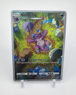 Custom HOLO NIDOKING Card NIDOKING Trading Card READ DESCRIPTION BELOW - Image 1