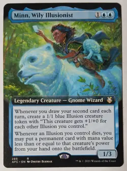 Minn Wily Illusionist LP Magic MTG English Commander Adventures in - Image 1
