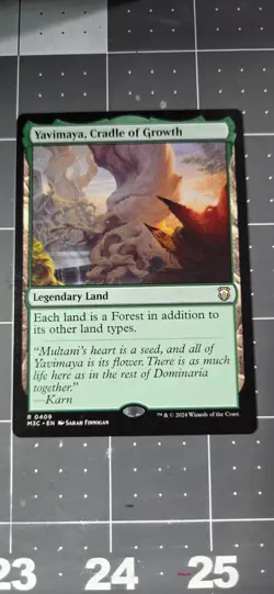 MTG Yavimaya, Cradle of Growth [Modern Horizons 3 Commander] Near Mint Magic - Image 1