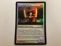 MTG Worldwake STONEFORGE MYSTIC Foil LP (BIN) Graded Power - Image 1