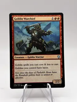 Goblin Warchief 130/269 Dominaria DOM MTG NM - Image 1