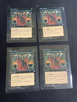 MtG X4 Dark Ritual Ice Age Magic the Gathering (Interrupt) - Image 1