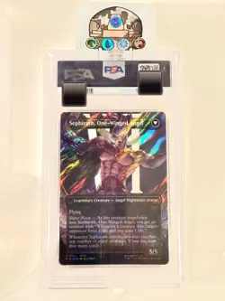 2025 MTG Final Fantasy SEPHIROTH * Character Borderless Foil #0382 * PSA 10 - Image 2