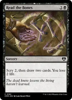 Read the Bones - Near Mint MTG Commander Masters - Image 1