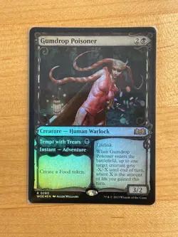 MTG NM Gumdrop Poisoner Foil [Wilds of Eldraine] - Image 1