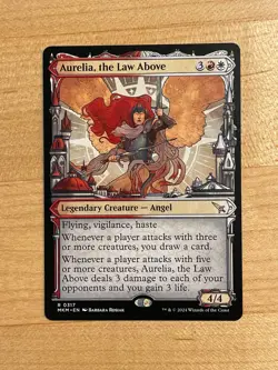 MTG NM Aurelia, the Law Above Showcase [Murders at Karlov Manor] - Image 1