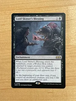 MTG NM Lord Skitter's Blessing [Wilds of Eldraine] - Image 1