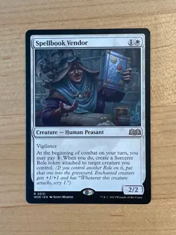 MTG NM Spellbook Vendor [Wilds of Eldraine] - Image 1