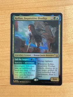 MTG NM Kellan, Inquisitive Prodigy Foil [Murders at Karlov Manor] - Image 1