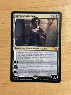 MTG NM Kaya, Spirit's Justice [Murders at Karlov Manor] - Image 1