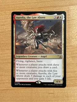 MTG NM Aurelia, the Law Above [Murders at Karlov Manor] - Image 1