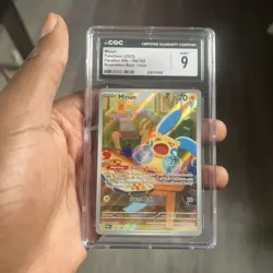 2023 Pokemon Paradox Rift MINUN 194/182 Illustration Rare CGC 9 - Image 1