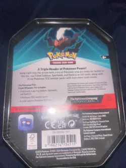 2X Pokemon Card TGC Tins (Triple Whammy) Factory Sealed 2024 - Image 3