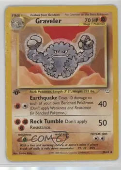 Graveler Pokemon Neo Revelation #30 2001 - Image 1