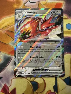 Pokemon TCG Scizor ex 111/162 Temporal Forces NM - Image 1
