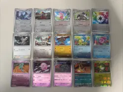Pokemon Japanese Black Bolt pokeball Lot of 15 Cards - No Doubles - Image 1