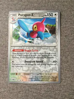 Porygon-Z - 144/182 - Reverse Holo Rare - Pokemon - Paradox Rift - NM/M - Image 1