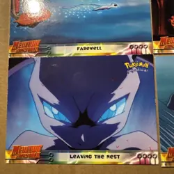 Pokemon TCG Mewtwo Strikes Back Lot of 7 blue logo Vintage Cards (lot #1) - Image 2