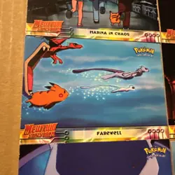 Pokemon TCG Mewtwo Strikes Back Lot of 7 blue logo Vintage Cards (lot #1) - Image 5