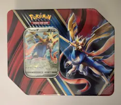 Pokemon TCG Zacian V Legends of Galar W/ Tin Case NEW Sealed Five Packs - Image 1