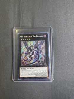 Arc Rebellion Xyz Dragon PHRA-EN041 1st Edition Secret Rare NM Yugioh - Image 1