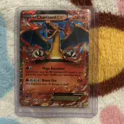 Pokemon TCG Charizard EX XY17 Holo Ultra Rare Black Star Promo Card - Image 1