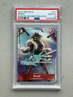 PSA 10 ~ Brook ST01-011 CS Championship 2023 English One Piece Card Game - Image 1