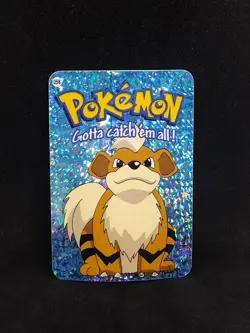Growlithe #058 2000 Pokemon Vending Prism Holo Sticker Card - Image 1