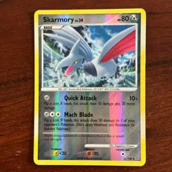 Skarmory 51/100 Reverse Holo Uncommon Stormfront Pokemon Card - Image 1