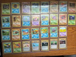 1999 Pokemon Cards Complete Fossil Unlimited Common & Uncommon 30 Card Set LP-NM - Image 1