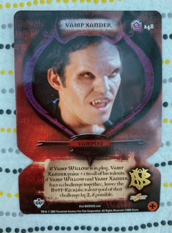 Buffy CCG TCG Class Of '99 Essence Card #247/248 Vamp Willow & Xander 1st Print - Image 2